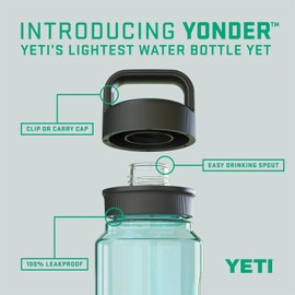 YETI Yonder 1.5L/50 oz Water Bottle with Yonder Chug Cap, Seafoam