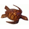 4.5" Hand Carved Wood Hawaiian Honu Sea Turtle - X