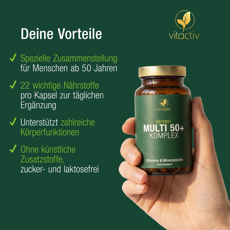 Vitactiv MULTI 50 Plus Multivitamin Complex People from 50 -