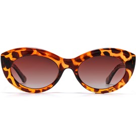 DUCO 1223 Women's Sunglasses, Polarized Sunglasses, UV 400 Protection, For Driving, Fashionable, Tortoise