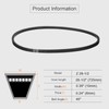 sourcing map Z-28-1/2 Z Type V-belt 725mm/28-1/2" Inner Length x