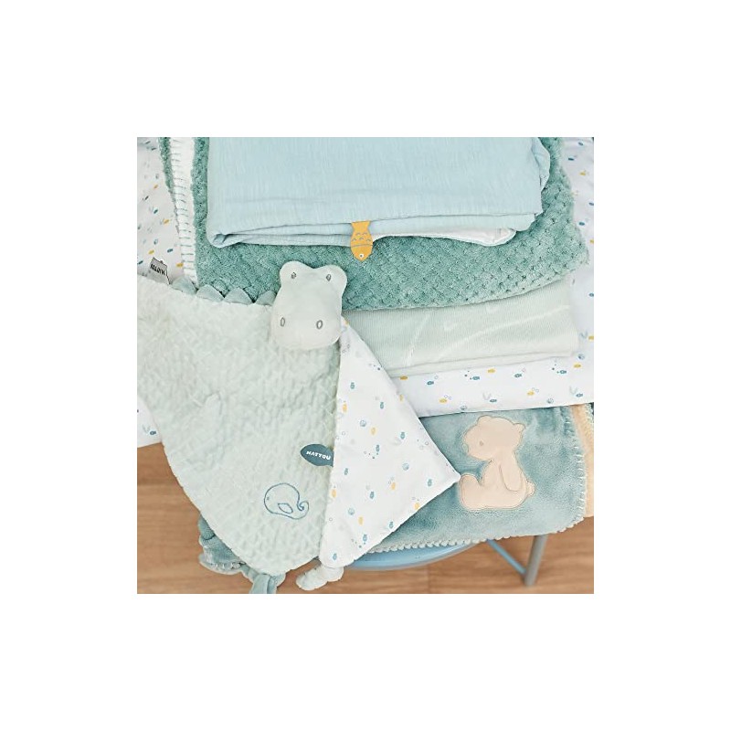 Nattou Super Soft Polyester Flannel Blanket 100 x 75 cm