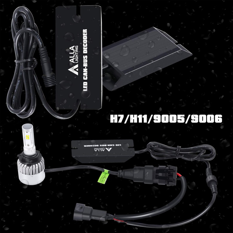 Alla Lighting H8 H9 H11 CANBUS Decoders for Anti Flicker