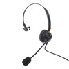Telephone Headset with Noise Cancelling Microphone Black USB Corded Single