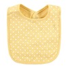 Hudson Baby Unisex Baby Cotton Bibs, Sunflower, One Size