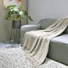 BYTIDE Fluffy Throw Blankets Couch Cover Throw with Fringe Tassels,