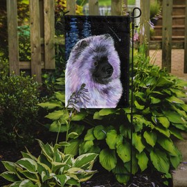 Caroline's Treasures SS8412GF Starry Night Keeshond Garden Flag Mailbox Flag Decorative Yard Flag Banner Outside Patio Artwork Yard Flower Beds, Garden Size, Multicolor