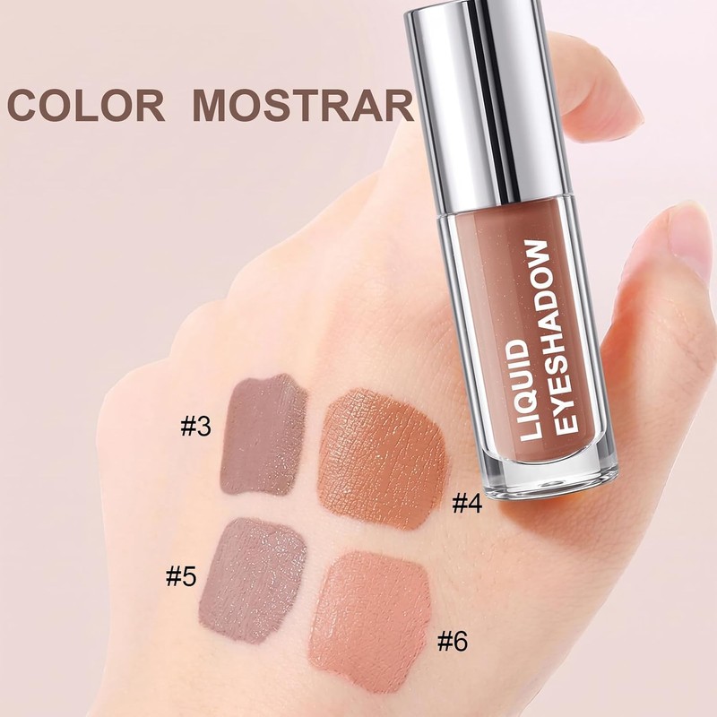 Erinde Sombra de Ojos Líquida Mate, Tono Matte Nude Neutro,