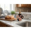 Dog Shape Soap Dispenser (Black/White, Paw Shape Soap Dispenser)