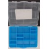 Crafter's Square SMALL PLASTIC LOCK-TOP STORAGE BOXES 15 SECTIONS 6.5"x5.2"x1.2"