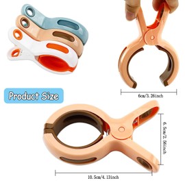 MEISO Pack of 9 Large Bath Towel Clips, Windproof Beach Towel Clips, Towel Clips for Beach Loungers, Strong Towel Clips, for Beach Towel, Bath Towel, Bed Linen and Thick Clothing