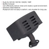 QANYEGN Exhaust Muffler Assembly, Muffler Exhaust Silencer Kit, Noise Reduction,