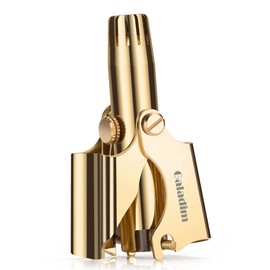 Galadim Manual Nose & Ear Hair Trimmer (No Batteries Required) - Perfect Manual Stainless Steel Nose Hair Remover Clipper for Men & Women GD-014-A1