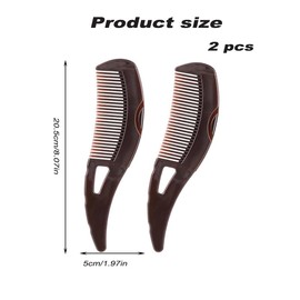 2 Pcs Energy Massage Comb Hair Dressing Comb,Dandruff Comb,Dandruff Comb Self-cleaning,Plastic Wide Hollow Tooth Button Comb,Lice Comb Multifunctional Hairbrush For Scalp Massage Combs