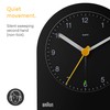 Braun Classic Analogue Alarm Clock with Snooze and Continuous Backlight,