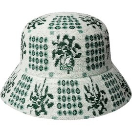 Kangol Retro Quaint Audrey - White/Green/M Bucket Hat