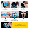 Coffee Capsule Refill Kit Stainless Steel Silicone Reusable Capsule Holder