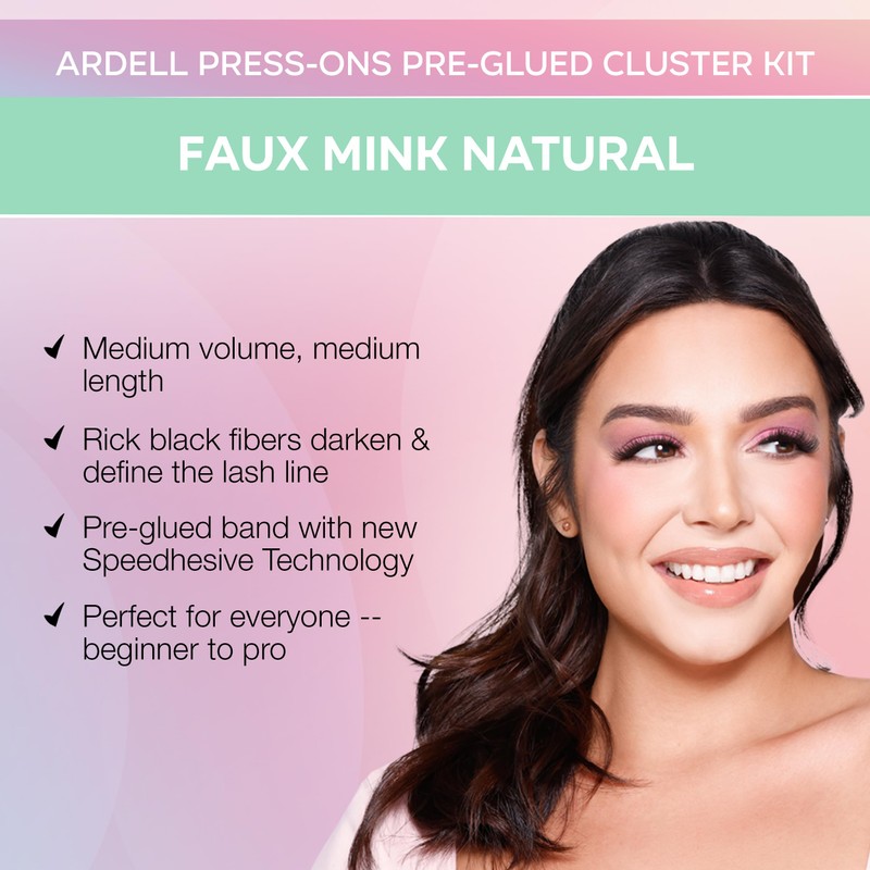 Ardell Press On Fauxmink Natural 12 ct