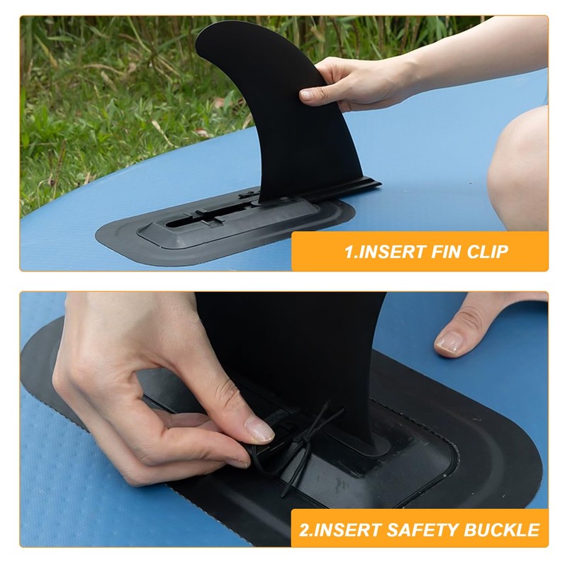 1 Piece Surfboard Fin Clip, Inflatable Paddle Board Adapter, Paddle