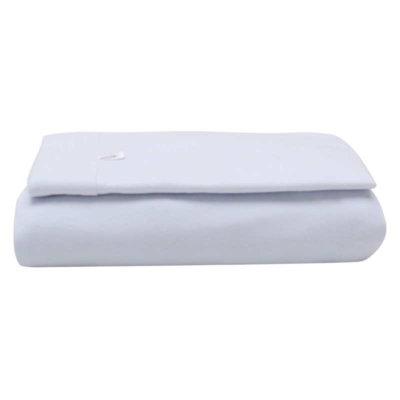 CARY Juego de Sabanas para Cuna Soft Jersey Blanco 55X85