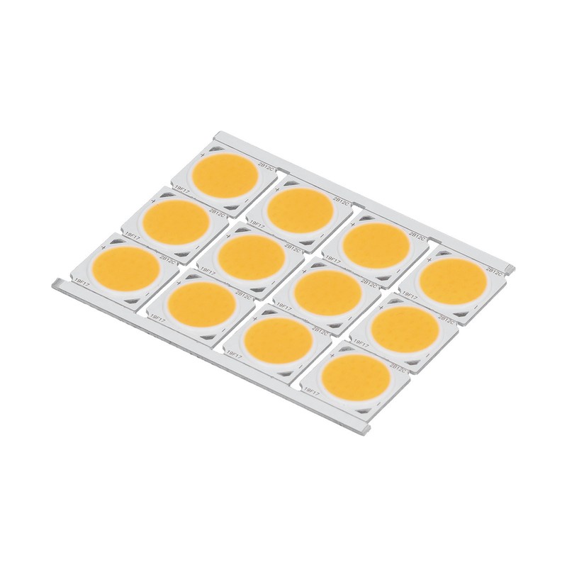 12Pcs COB Light Source High Power Round LED Chip 12W