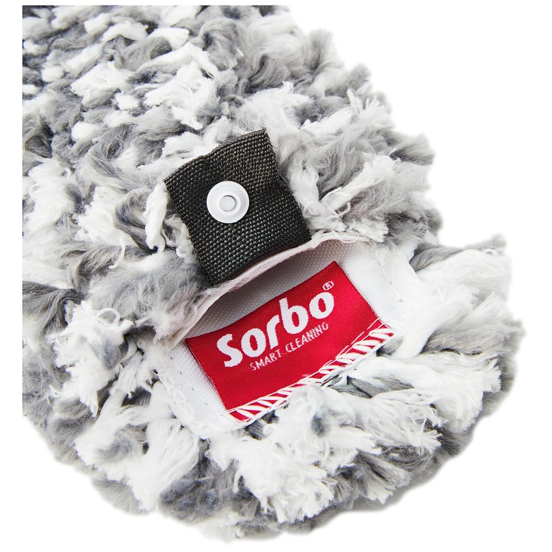 Sorbo Duster, Microfibre, Grey/White, Regular
