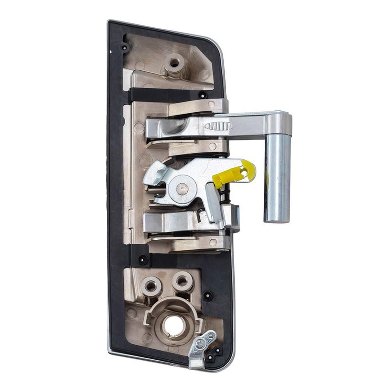 Brock Replacement for Pair Set Front Outside Silver Door Handles