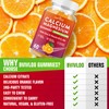 2 Pack Calcium Gummies 1000mg with Vitamin D3 K2 &