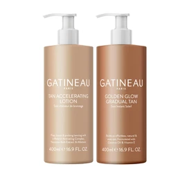 Gatineau Gatineau - Total Body Glow Collection Skincare Gift Set, with Tan Accelerating Lotion (400ml) & Golden Glow Gradual Tan (400ml)