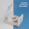 EarCentric RapidDry Automatic Hearing Aid Dryer, Dehumidifier Sanitizer | Removes