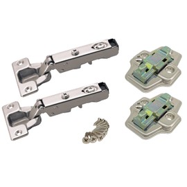 Murakoshi Seiko Z90100021 One-Touch Slide Hinge, Set of 2, With Catches, All Kabuse Diameter 1.4 inches (35 mm), 1.2 inches (30 mm) Pitch, 0.2 inch (5 mm) Seat, Made in Japan, Screws Included