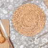 Dehaus® Round Placemats - Set of 6, 30cm Water Hyacinth