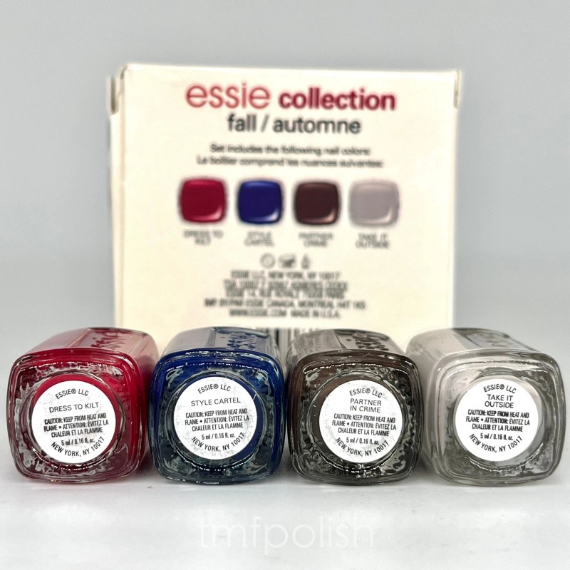 New Essie Fall Collection Mini Nail Polish Set of 4