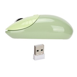 Wireless Mouse Cute Cartoon Cat Paw 2.4G Dual Mode Computer Tablet Three Level DPI Mini Silent Wireless Mouse Green