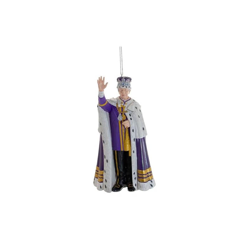 King Charles Christmas Ornament
