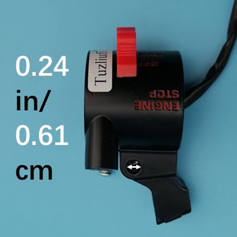 Tuzliufi Start Light Right Handle Bar Stop Kill Switch Compatible