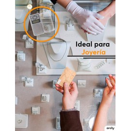 Archy Báscula Digital Gramera 0.01 g a 200 gramos Balanza de Bolsillo Pantalla LCD Portátil con sensor de precisión, resistente y ligera Joyeria Oro Relojeria (10220)