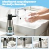 EEKEDO Stainless Steel Soap Dispenser for Hand Soap & Dish