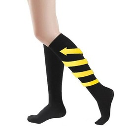 Compression Socks for Women & Men 6 Pairs, 15-20mmHg Nursing Travel Pregnancy Maternity and Flight Running Stockings (Black S/M)