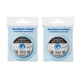 WAKU Stroft leader line NiTi monowire 4 m, 0.12 mm, 1.3 kg