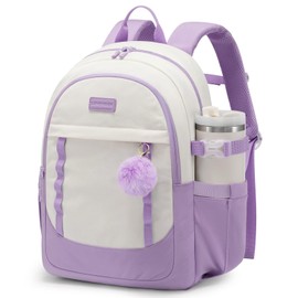 LOVEVOOK School Backpack Girls Teenagers Lightweight School Bag School Bag 15.6 Inch Laptop Backpack Women with Plush Pendant Large Casual School Bag for School Middle School