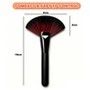 Avavani Model Cleaning Brush, Soft Bristle Fan Brush for Hobby