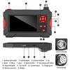 Endoscopio Industrial Doble Lente 10M con LCD 1080p y 9