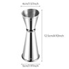 Delgeo Stainless Steel Cocktail Jigger-Spirit Measure, Professional Bartender Beverage Measuring