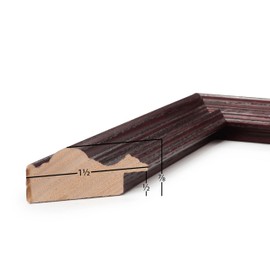 Frame USA 16x20 Picture Frame, Red, Grande Series, Wall Hanging Frame with High Clarity Plexiglass