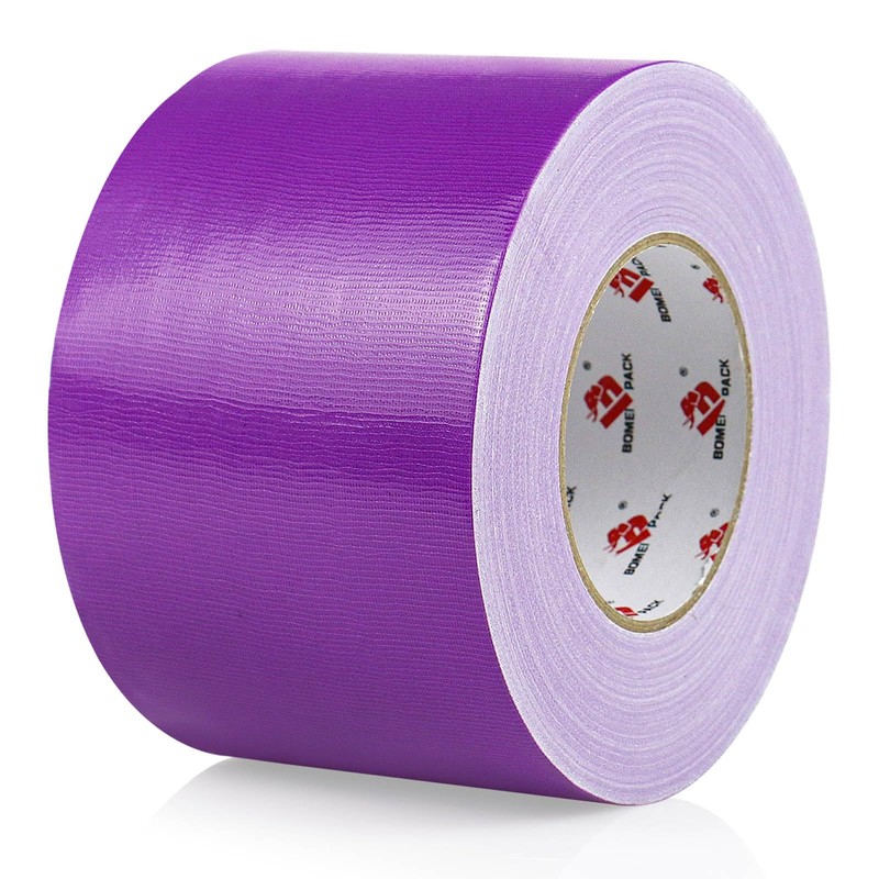 BOMEI PACK Cinta aislante de 4 pulgadas púrpura impermeable, resistente,