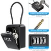 UPVINO Key Safe, Portable Key Lock Box for Keys Outdoor
