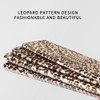 4pcs/Set Leopard Print Professional Hair Styling Comb - Durable ABS