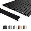 SUNWINGS 10-Pack 36 Inch Peel and Stick Aluminum Tile Trim,