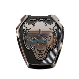 Coyote Badge Shop - S650 Style Dark Coyote Grille/Decklid Badge (Gunmetal/Black)